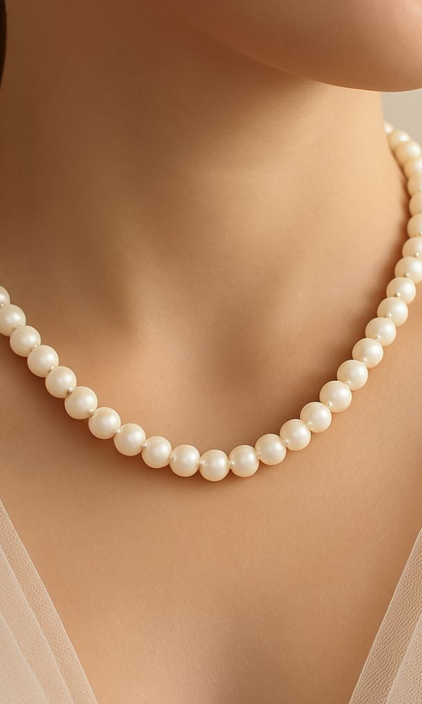 Ayzen Doğal İnci Kolye 45 cm