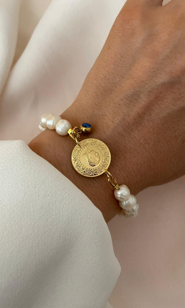 Ayzen Efsane İnci Bileklik 14 cm